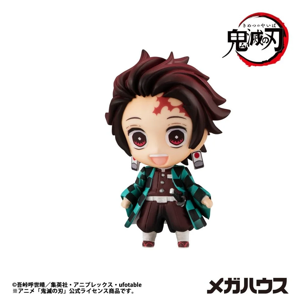 Demon Slayer Kimetsu no Yaiba Trading Figure Tanjiro & Friends 5 cm - 1 Unidade